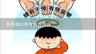 新婚姻法单身生育内容