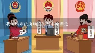 我国婚姻法所确立的基本原则是