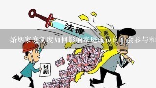 婚姻家庭制度如何影响家庭成员的社会参与和责任感?